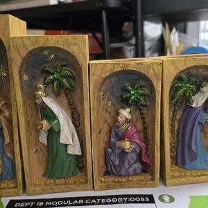 Nativity Four Piece candle holder set - The Roman Company 2012 - Christmas